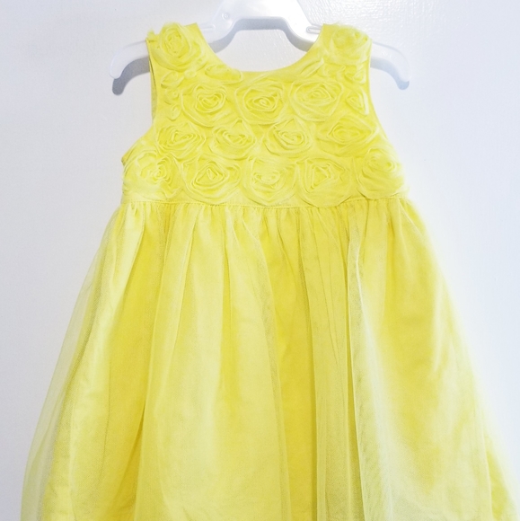 Carter's Yellow Rosette Dress Size 12M - Picture 6 of 10